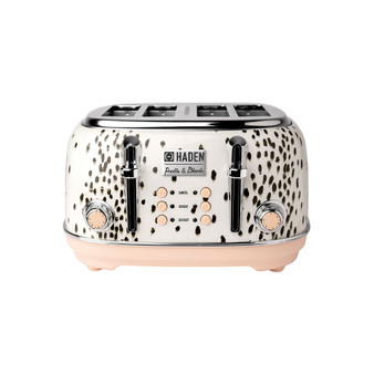 Margate Poodle and Blonde 4-Slice, Wide Slot Toaster with Bagel, Defrost Settings and Browning Control - 75024