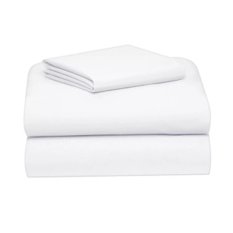 3-Piece Microfiber College Dorm Bed Sheet Set in Twin XL