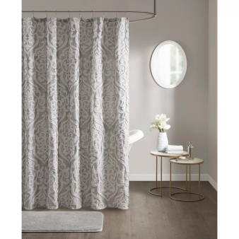 Odette Jacquard Shower Curtain, 72" x  72"