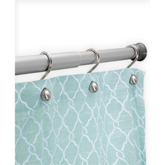 Twist Fit™ No Tools Rust-Proof Aluminum Shower Curtain Rod, 42-72"