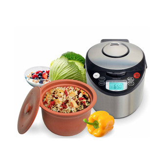 Smart Organic Digital Express - A Rice Slow Cooker, A Digital Steamer and A Yogurt Maker, 4.2 QT