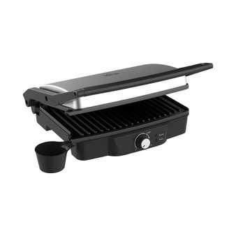 4 Slice Stainless Steel Non-Stick Panini Grill Press Sandwich Maker