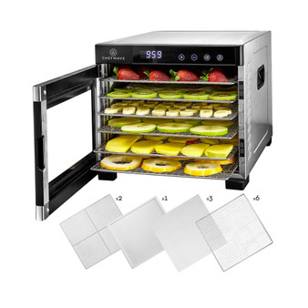 Secco Pro Food Dehydrator with 6 Drying Racks