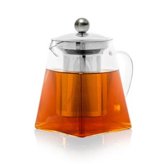 Glass Teapot with Removable Stainless-Steel Infuser FGI27T, 27 oz