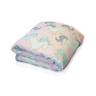 Kids 7lbs Weighted Blanket - Unicorn Design, 50" x 60"