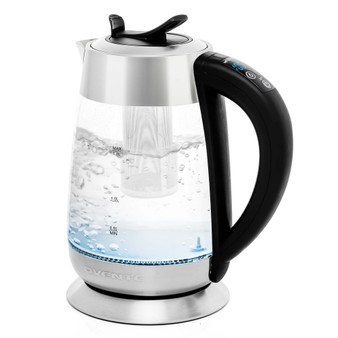 Glass Electric Tea Kettle 1.8 Liter Bisphenol A Free Cordless Body 1500 Watt, KG661S