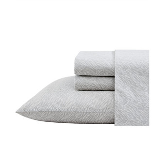 CLOSEOUT! Urban Zebra Cotton Percale 4 Pc Sheet Set, Queen
