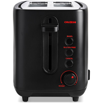 CRUXGG 2-Slice Wide-Slot High-Lift Toaster