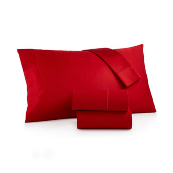 Solid Extra Deep Pocket 550 Thread Count 100% Cotton 4-Pc. Sheet Set, King, Created for Macy's