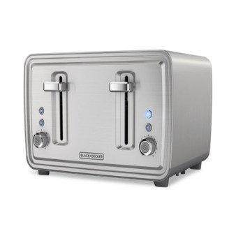 Stainless Steel 4-Slice Wide-Slot Toaster