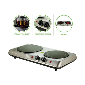 Double-Plate and Cooktop Electric Infrared Burner