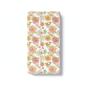 Super Soft Fitted Crib Sheet - Botanical Floral