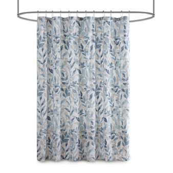 Sofia Botanical Printed Shower Curtain, 72" x 72"
