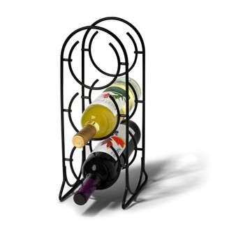 Horseshoe 3-Bottle Wine Rack