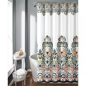 Clara 72"x 72" Bohemian Print Shower Curtain