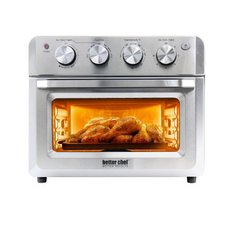 Do-It-All 20 Liter Convection Air Fryer Toaster Broiler Oven in Silver