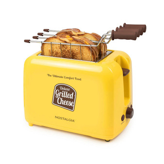 GCT2 Deluxe Grilled Cheese Sandwich Toaster with Easy-Clean Toasting Baskets, Adjustable Toasting Dial and Extra Wide Slots