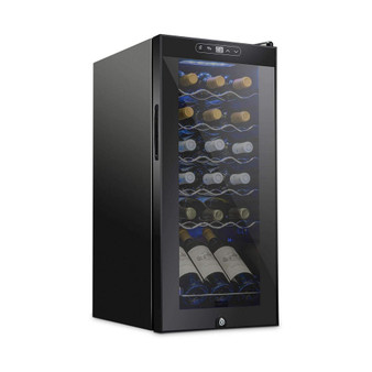 Wine Fridge, 18 Bottle Wine Cooler, freestanding