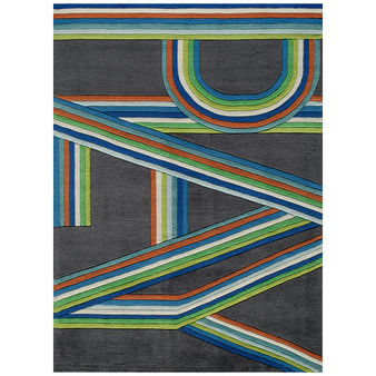 Lil Mo Hipster LMT-14 Play Blue 2' x 3' Area Rug