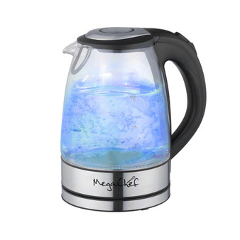 1.7Lt. Glass and Stainless Steel Electric Tea Kettle