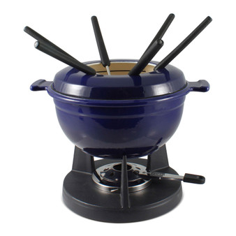 Lucerne 10-Pc Cast Iron Fondue Set
