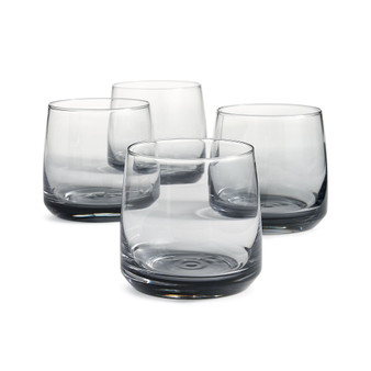 Ombre Grey Rocks Glasses, Set of 4, Created for Macy's