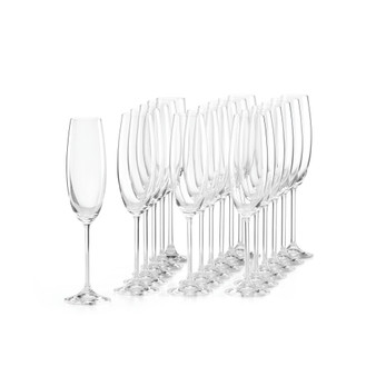 Tuscany Classics Party Flutes, Set of 18