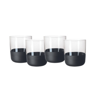 Manufacture Crystal Rock Double Old Fashioned Glasses, Set of 4