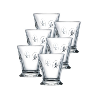 La Rochere Fleur De Lys 9-ounce Tumbler, Set of 6.