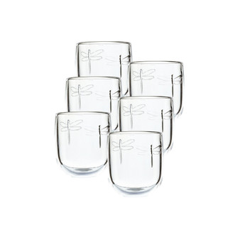 La Rochere Dragonfly 10-ounce Tumbler, Set of 6.