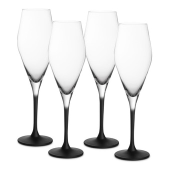 Manufacture Rock Champagne Flutes, Set of 4