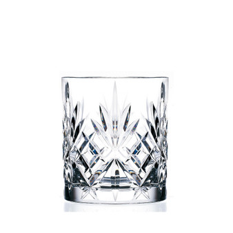 Melodia Crystal Double Old fashioned Glasses, Set of 6