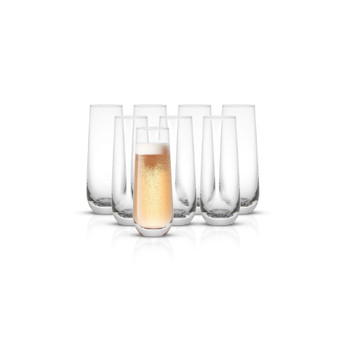 Milo Champagne Glasses, Set of 8