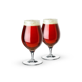 Craft Beer Barrel Aged Tulip Glass, Set of 2, 17.7 Oz