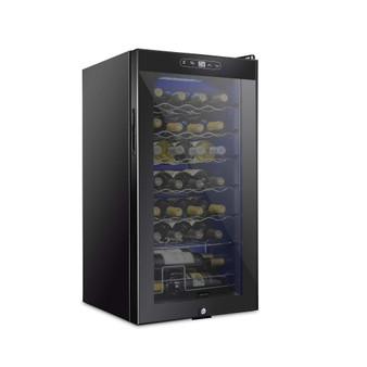 Wine Fridge, 28 Bottle Wine Cooler, freestanding