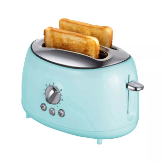 Brentwood Cool Touch 2-Slice Extra Wide Slot Retro Toaster
