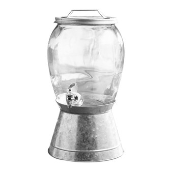 Beverage Cold Drink Dispenser Jug, 2 Gallons