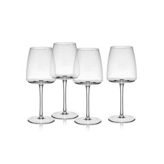 Cora 13 Ounce White Wine Glass 4-Piece Set