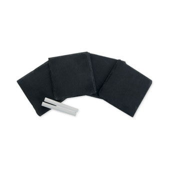 Set of 4 Slate Coasters and Chalk