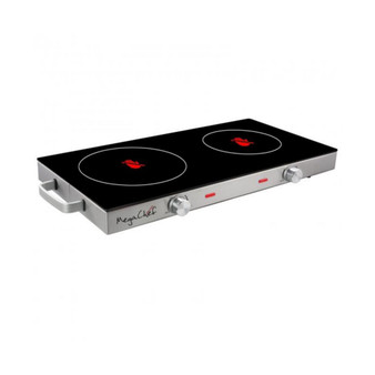 1700 Watt Ceramic Infrared Double Electric Cooktop
