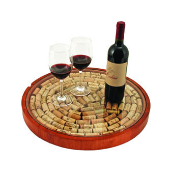 True Lazy Susan Cork Display