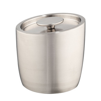 Collection Slant Brushed Ice Bucket, 1.6 Quart