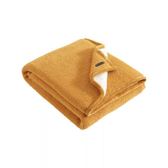 CLOSEOUT! Solid Sherpa Throw, 60" x 50"