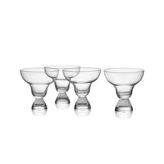 Craft 12.5 Ounce Stemless Margarita Glass 4-Piece Set