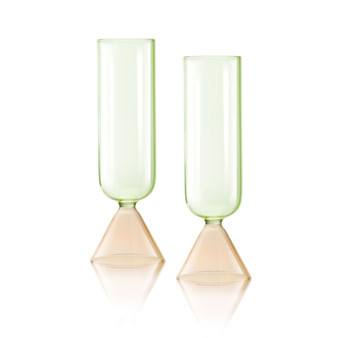 Venice 9 oz Champagne Flute Glasses, Set of 2