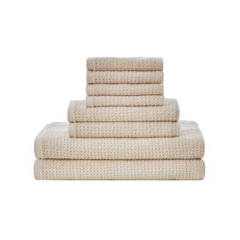 Oasis Solid Cotton Terry Quick Dry 8 Piece Towel Set
