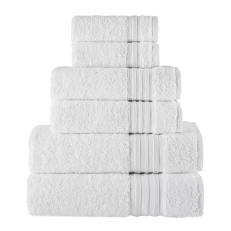 Turkish Spa Collection 6-Pc Cotton Towel Set