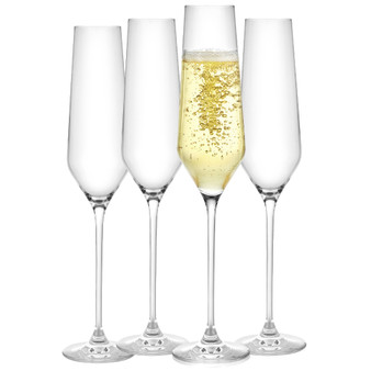 Layla Champagne Glasses, Set of 4