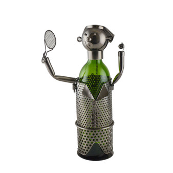 Tennis Player Wine Bottle Holder