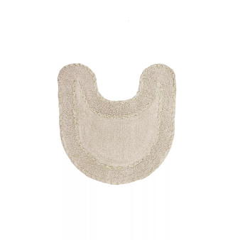 Double Ruffle Bath Rug 20" x 20"